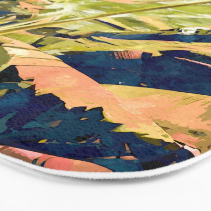 Blush Banana Tree Bath Mat Gallery Image 3