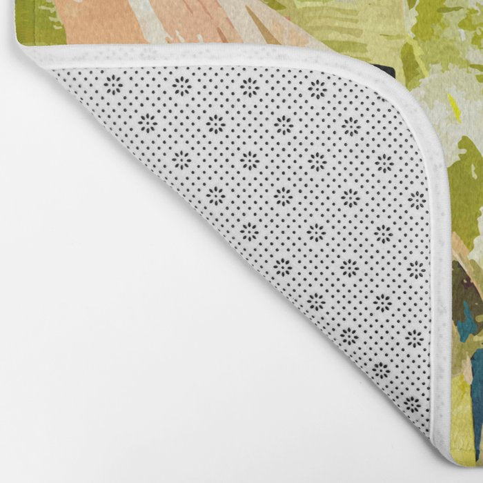 Blush Banana Tree Bath Mat Gallery Image 2