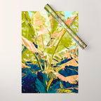 Blush Banana Tree Wrapping Paper Gallery Image 1