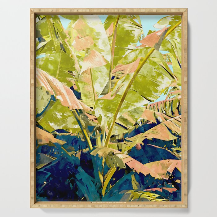 Blush Banana Tree Serving Tray Gallery Image 1