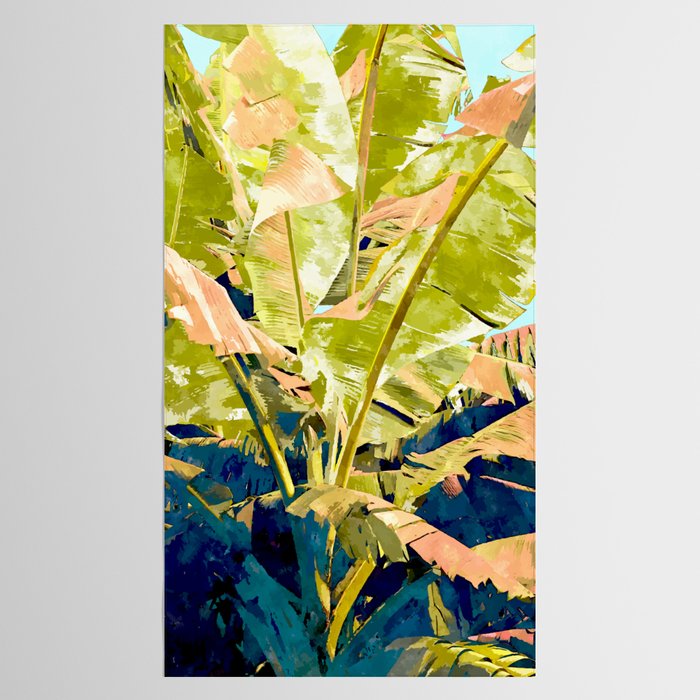 Blush Banana Tree Tablecloth Gallery Image 2
