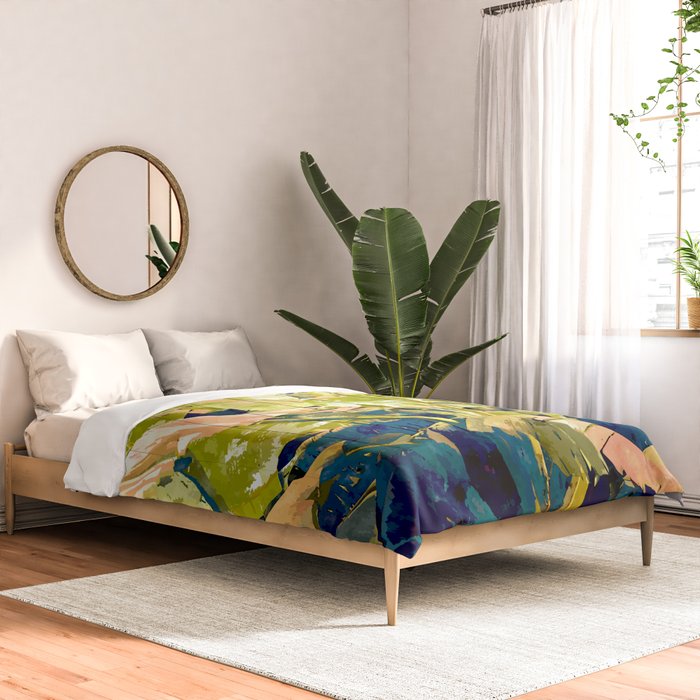 Blush Banana Tree Comforter Gallery Image 2