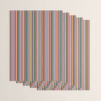 Muted Color Stripes of Joy Wrapping Paper Gallery Image 3