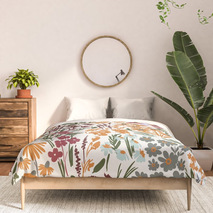 Spring flowery meadow 02 Comforter Gallery Image 3