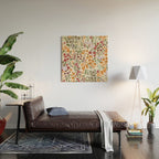 Spring flowery meadow 02 Wood Wall Art Gallery Image 2