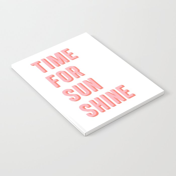 Time For Sunshine Notebook Gallery Image 1