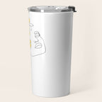 Mustard Bloom Girl Travel Mug Gallery Image 2
