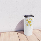 Mustard Bloom Girl Travel Mug Gallery Image 4