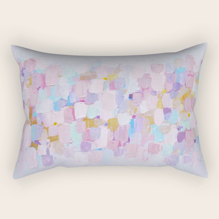 Mauve Confetti Rectangular Pillow Gallery Image 2