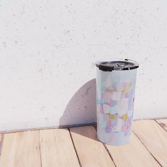 Mauve Confetti Travel Mug Gallery Image 4