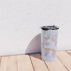 Mauve Confetti Travel Mug Gallery Image 4