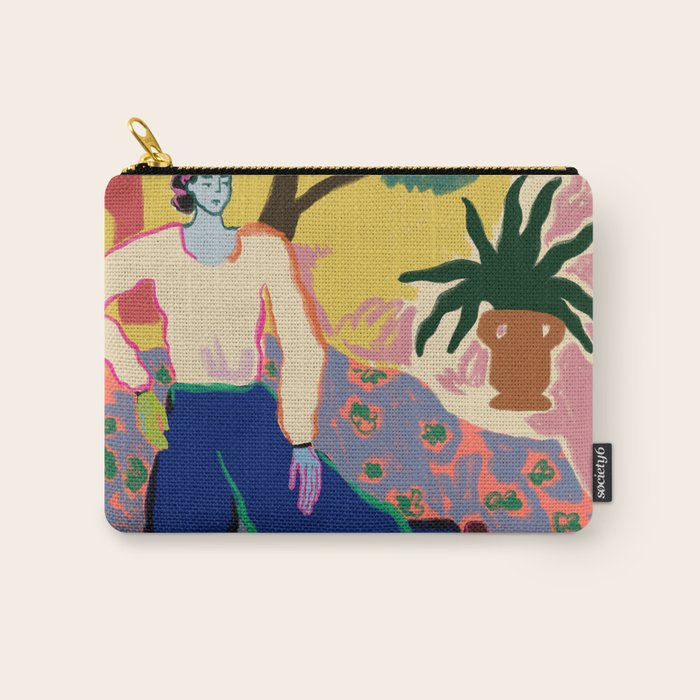 FEELING BLUE Carry All Pouch Gallery Image 1