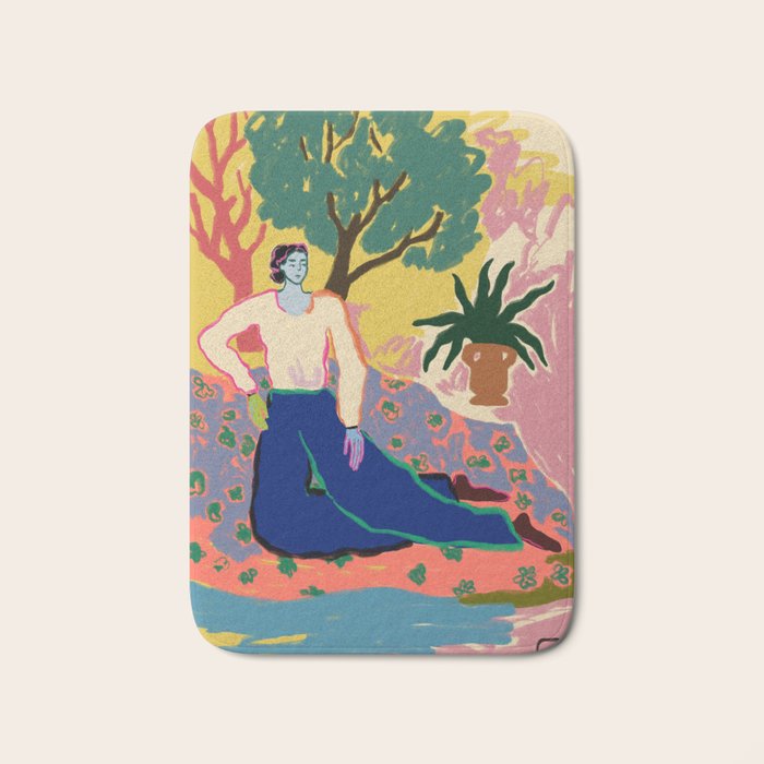 FEELING BLUE Bath Mat Gallery Image 1