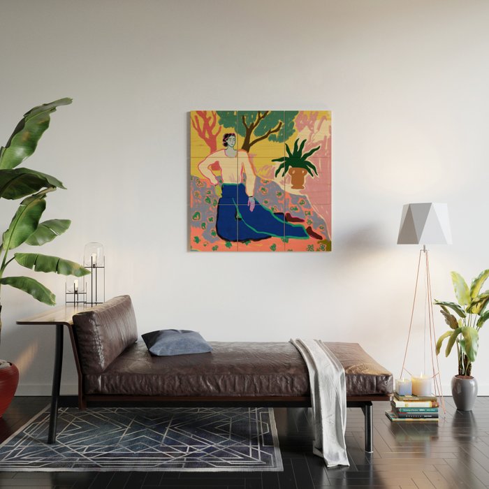 FEELING BLUE Wood Wall Art Gallery Image 2