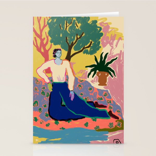 FEELING BLUE Stationery Card Gallery Image 2