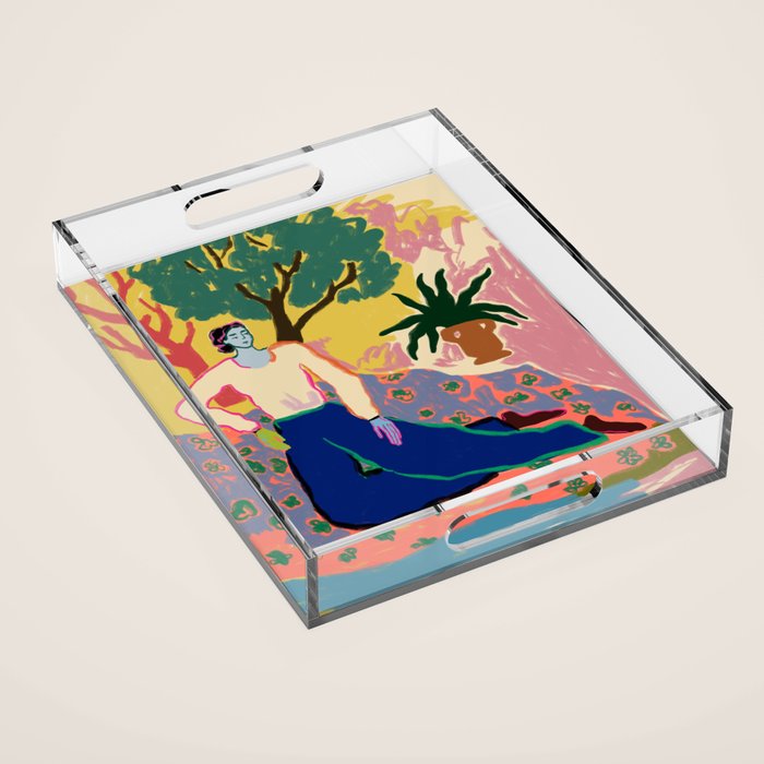 FEELING BLUE Acrylic Tray Gallery Image 1