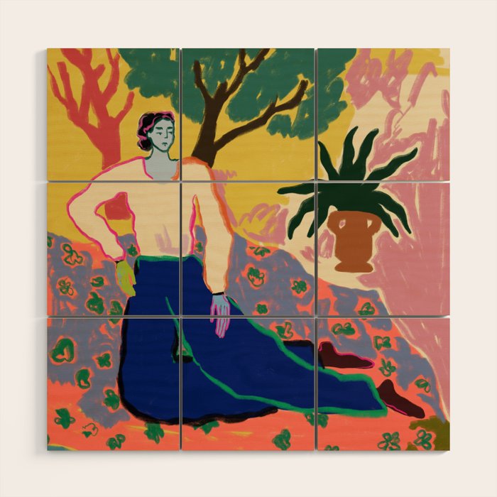 FEELING BLUE Wood Wall Art Gallery Image 1