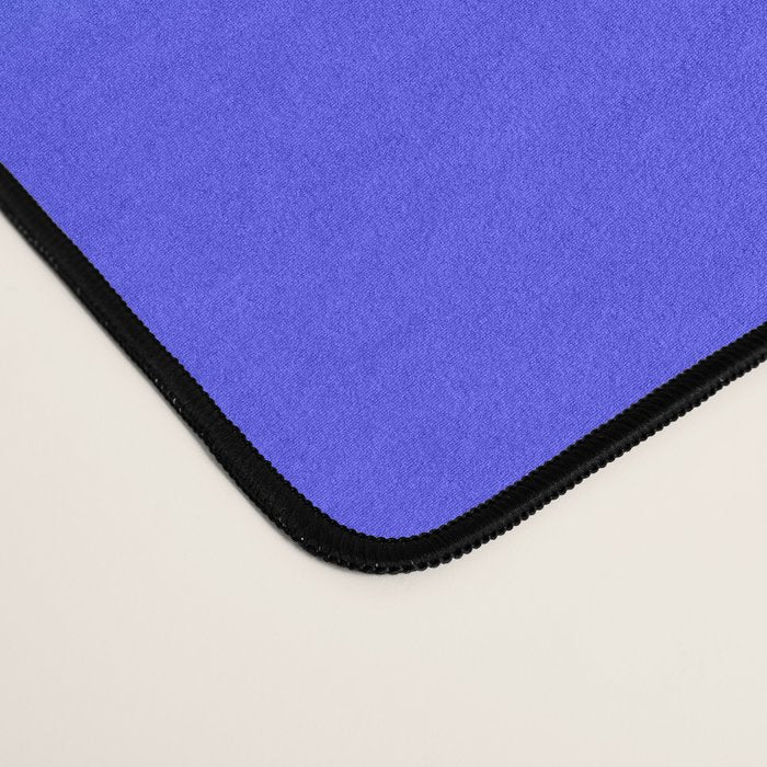 Neon Blue and Bright Neon Aqua Ombré Shade Color Fade Desk Mat Gallery Image 4