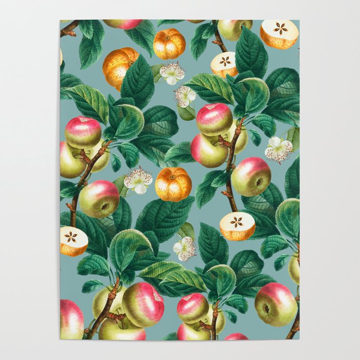 Spring Summer 2022 Fruits Pattern Poster Gallery Image 1
