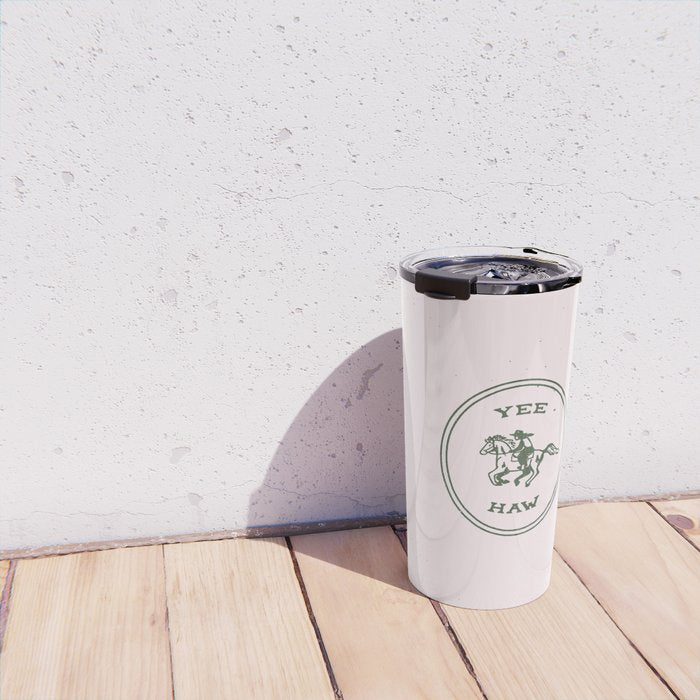 Yee Haw in Pink Travel Mug Gallery Image 4