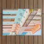 Caribbean Color - Havana Cuba Travel Photography Outdoor Rug Gallery Image 1