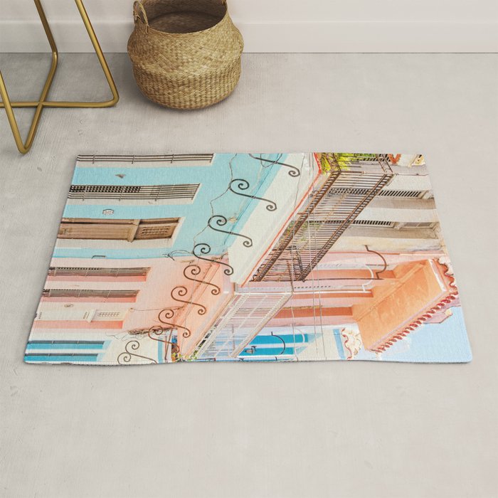 Caribbean Color - Havana Cuba Travel Photography Rug