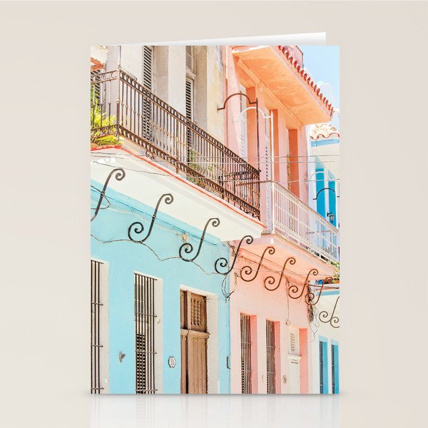 Caribbean Color - Havana Cuba Travel Photography Stationery Card Gallery Image 2