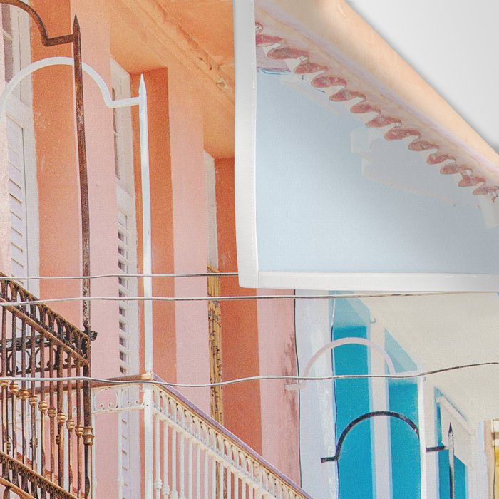 Caribbean Color - Havana Cuba Travel Photography Wall Tapestry Gallery Image 3