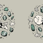 Triceratops Rocks! | Aquamarine | Dinosaur Skull Fossil Art Coffee Mug Gallery Image 2