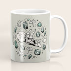 Triceratops Rocks! | Aquamarine | Dinosaur Skull Fossil Art Coffee Mug Gallery Image 1