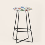 Polka Daub Striations 3 Stool Gallery Image 1