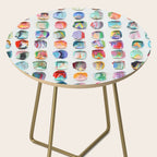 Polka Daub Striations 3 Side Table Gallery Image 2