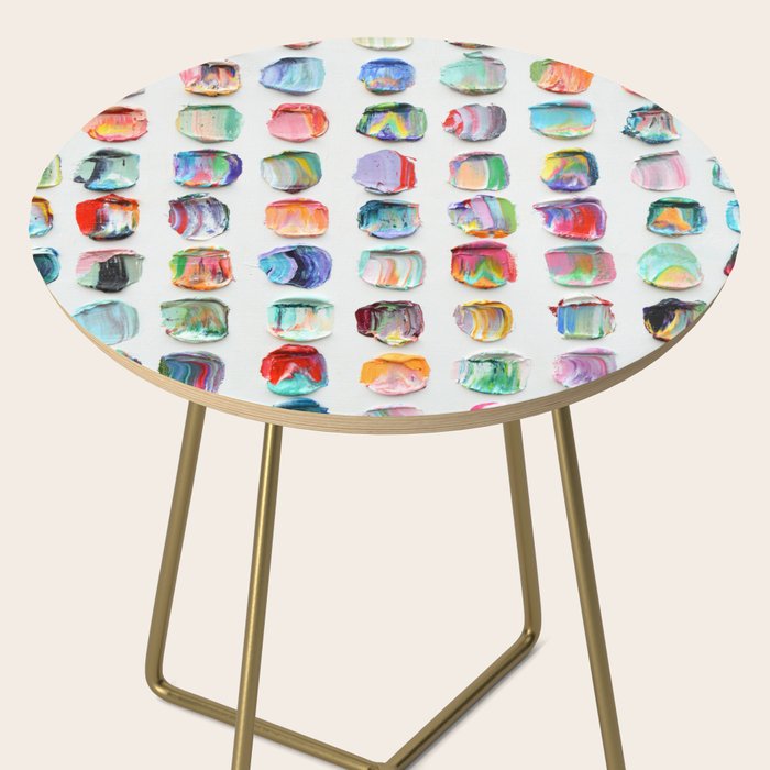 Polka Daub Striations 3 Side Table Gallery Image 2