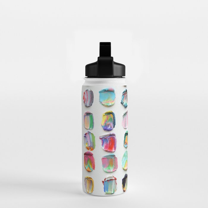 Polka Daub Striations 3 Water Bottle Gallery Image 2