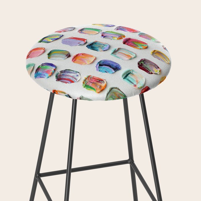 Polka Daub Striations 3 Stool Gallery Image 2