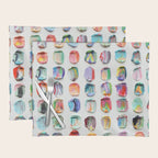 Polka Daub Striations 3 Placemat Gallery Image 1