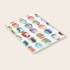 Polka Daub Striations 3 Notebook Gallery Image 3