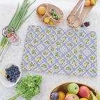 Mediterranean citrus, lemons on blue ceramic tiles Cutting Board Gallery Image 2