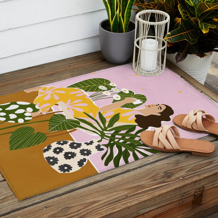 Coffee Time Outdoor Rug Gallery Image 2