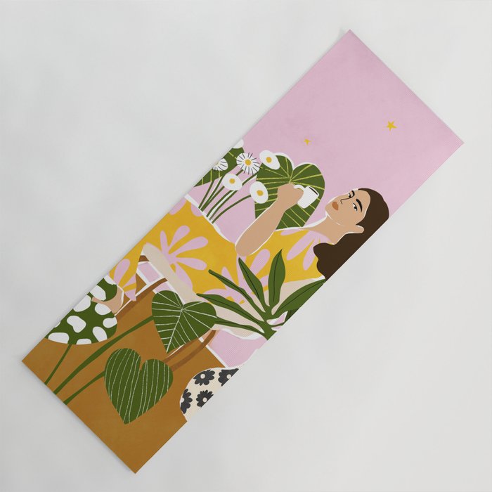 Coffee Time Yoga Mat Gallery Image 1
