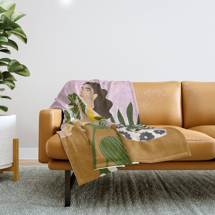 Coffee Time Throw Blanket Gallery Image 1