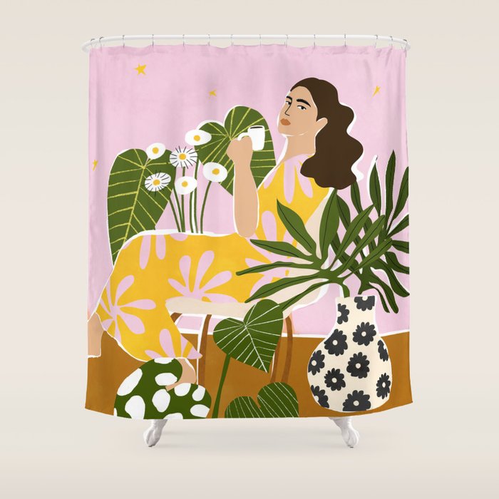 Coffee Time Shower Curtain Gallery Image 1