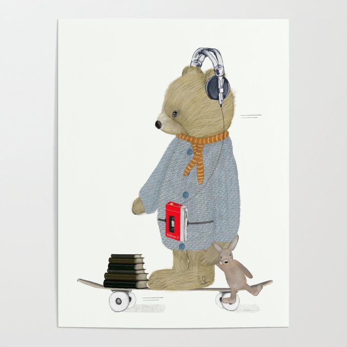 skate bear Poster Gallery Image 4