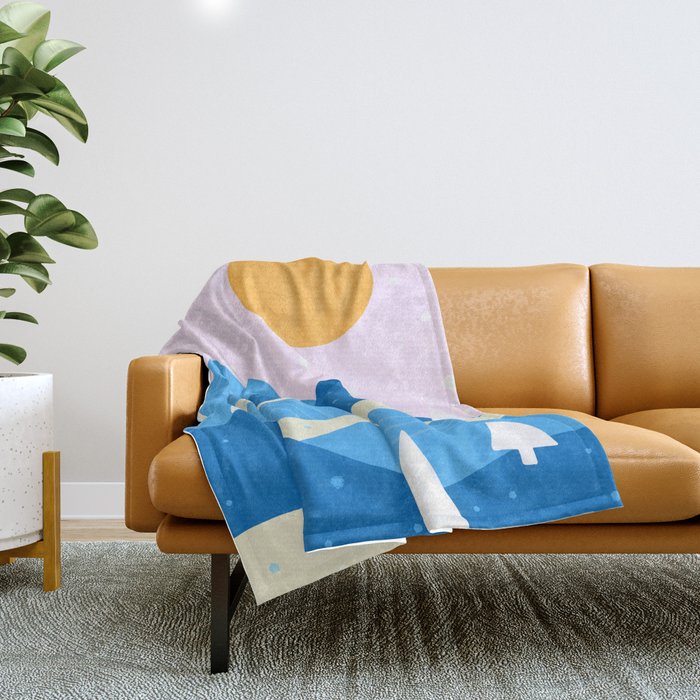 Winter Vista Throw Blanket Gallery Image 1