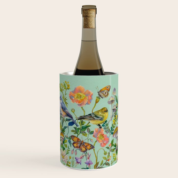 Flower Birds Garden Wine Chiller Gallery Image 3