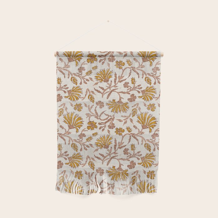 KALAMI FLORAL MUSTARD Wall Hanging Gallery Image 1