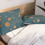 Lotus pool geometry Pillow Sham Gallery Image 2