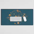 Lotus pool geometry Desk Mat Gallery Image 1