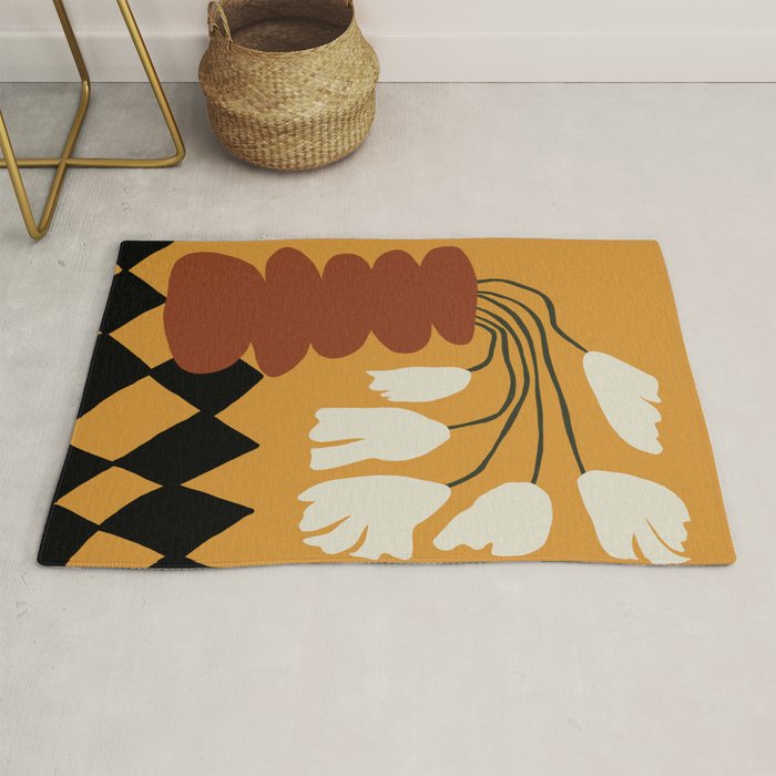 Dropping flower-pot  Rug Gallery Image 1