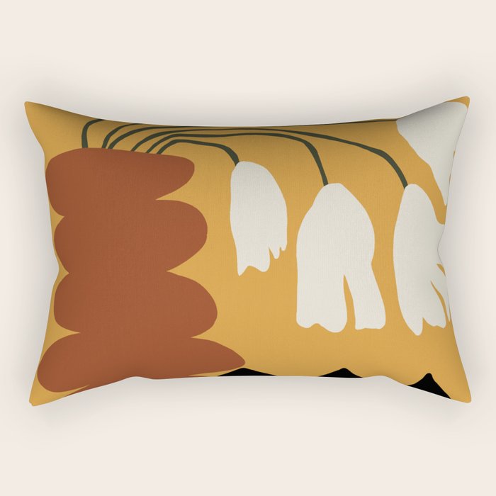 Dropping flower-pot  Rectangular Pillow Gallery Image 2